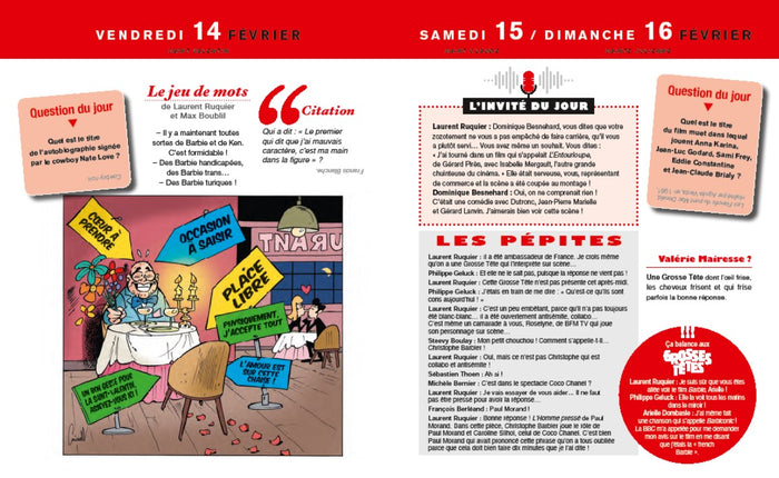 L'almanach des Grosses Têtes 2025