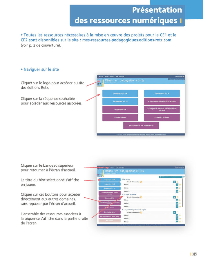 Réussir en conjugaison CE1-CE2