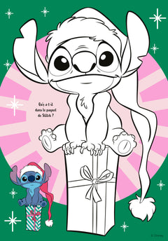 Disney Stitch - Colo géant (Noël) - Avec un grand poster à colorier