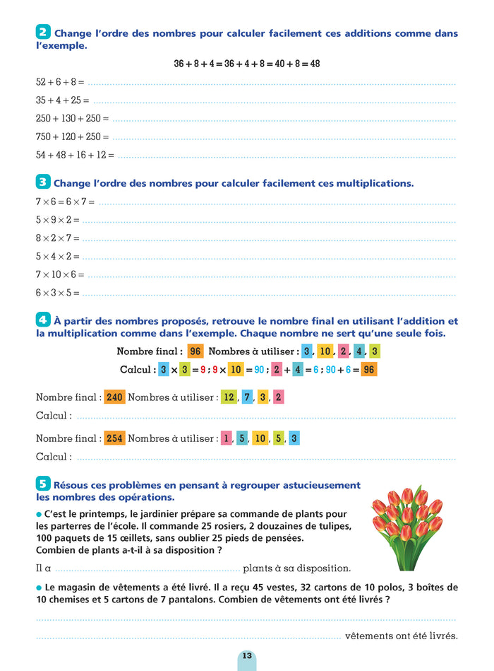 Mon cahier de calcul mental CE1-CE2