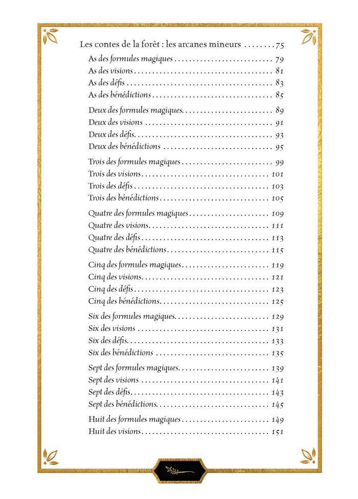 Le tarot des esprits de la forêt enchantée