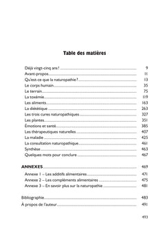 La naturopathie au quotidien