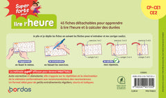 Super forts pour lire l'heure du CP au CE2