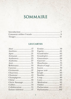 Voyage chamanique - Cartes Oracle
