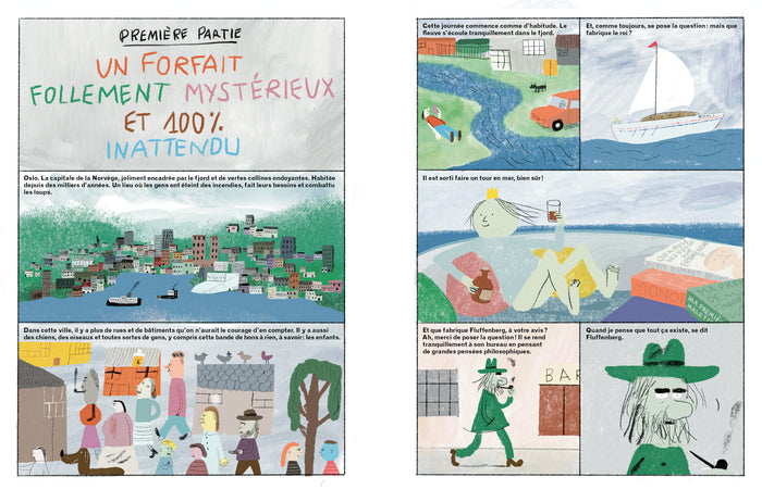 Qui a fait disparaître la ville du roi ? - Une enquête insolite du génial Fluffenberg, le meilleur détective du monde