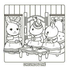 Sylvanian Families - Amis cosy - Coloriages mignons et chaleureux