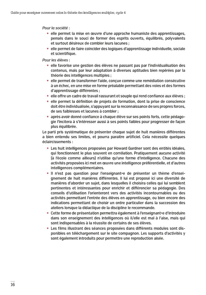 Les intelligences multiples