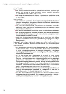 Les intelligences multiples