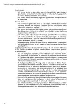 Les intelligences multiples