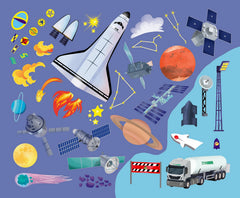 Dans l'espace - Autocollants