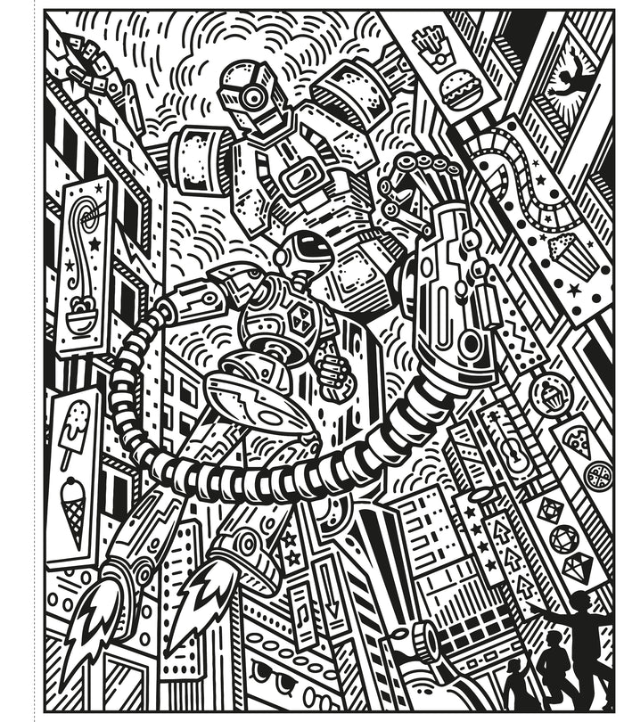 Les super-héros - La peinture magique