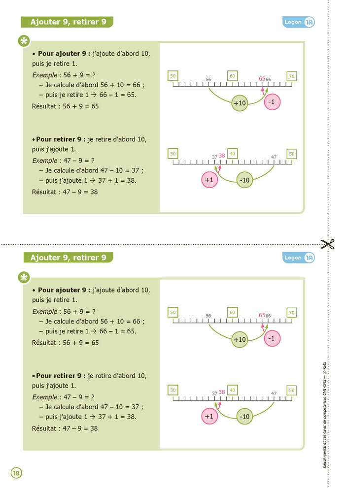 Calcul mental et ceintures de compétences CM