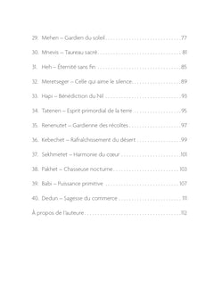Sagesse ancestrale des dieux égyptiens