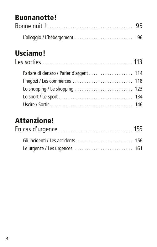 Guide de conversation visuel - L'italien pour les Nuls