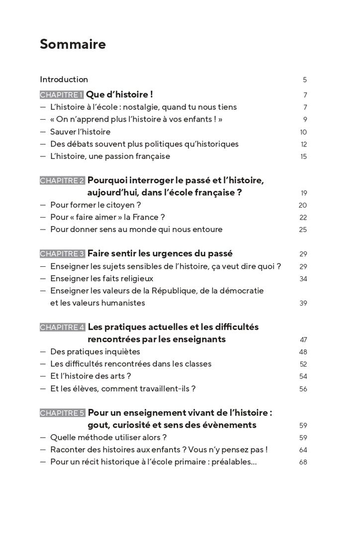 Enseigner l'histoire à l'école
