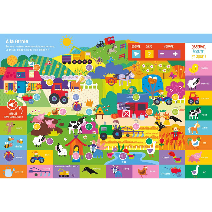 Premiers mots 200 sons - mon cherche et trouve sonore avec un quiz