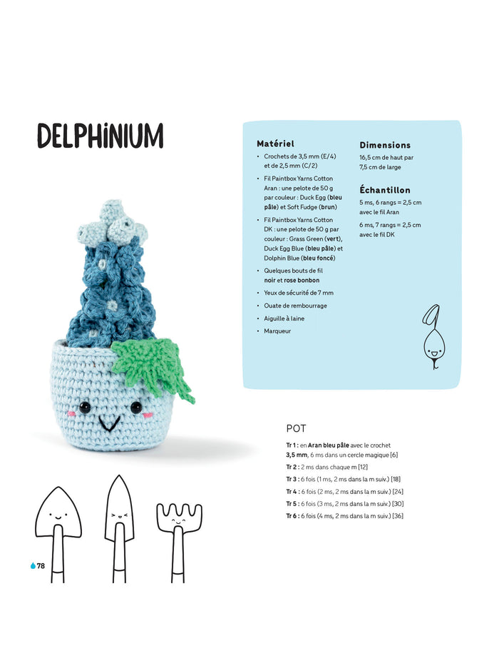 Mon jardin kawaii au crochet - 40 adorables amigurumis faciles à réaliser