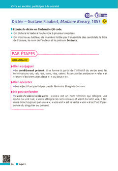 Annales Brevet Français 2026 - Corrigé