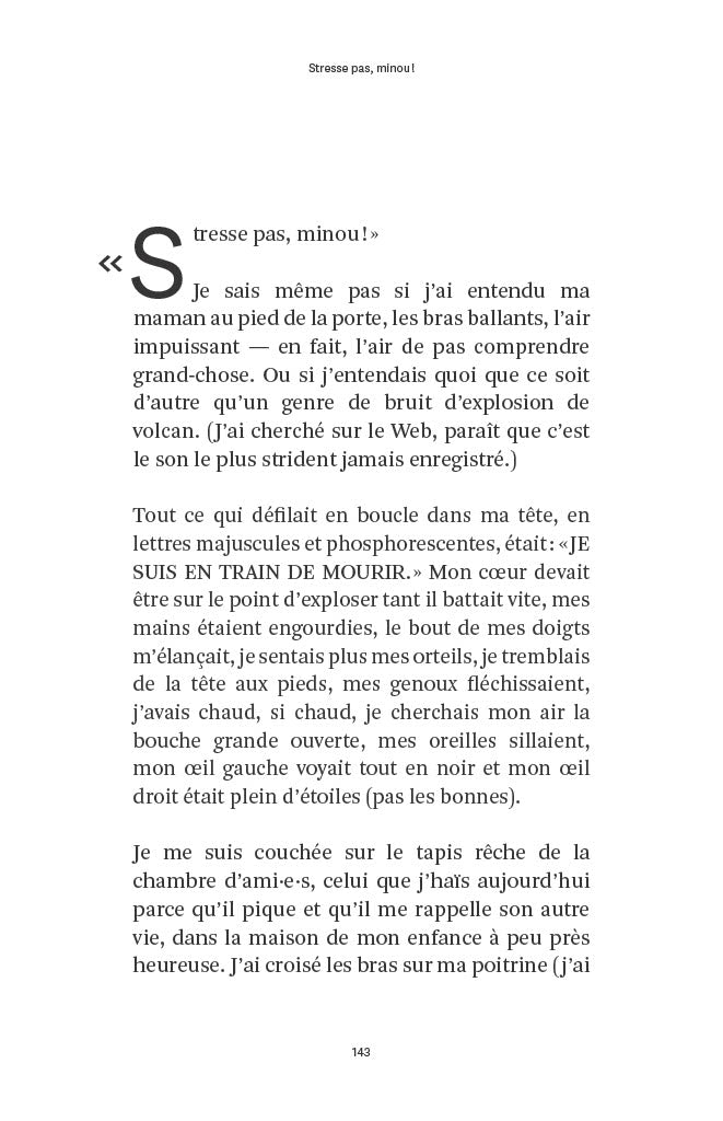 Stresse pas, Minou !