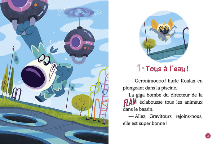 La fantastique ligue des animaux méga cools - Panique à la piscine