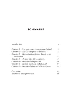La peur de choisir