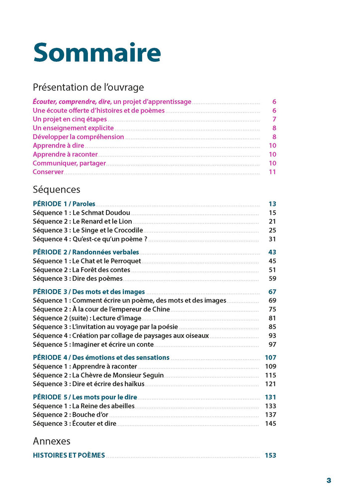 Écouter, comprendre, dire - Pour une pédagogie de l'écoute et de l'imaginaire