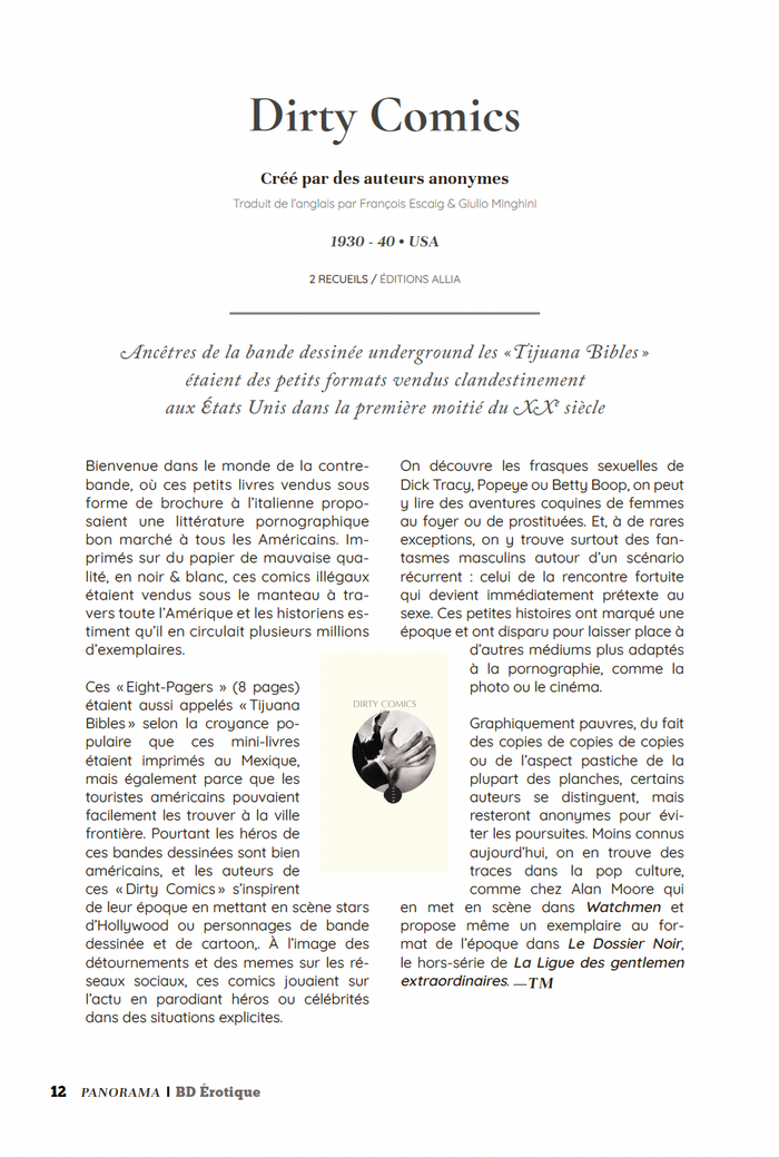 Les 50 titres cultes de la bande dessinée érotique