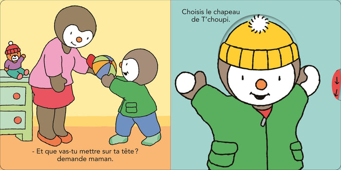T'choupi s'habille comme un grand