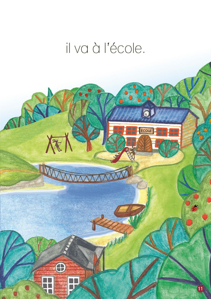 Eliot va à l'école