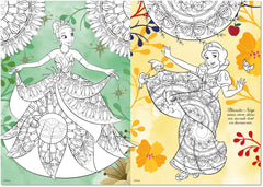 Disney Princesses - Mandalas - Robes de princesses