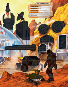 Construis tes villes du futur avec des autocollants