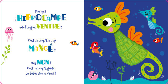 Coucou petits poissons - Mon livre à toucher silicone