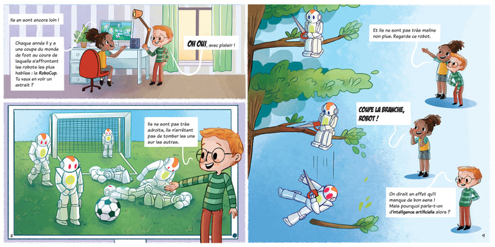 Estelle et Noé à la découverte des intelligences artificielles