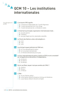 1000 QCM de culture générale (Concours de catégories A, B et C) Concours 2026-2027