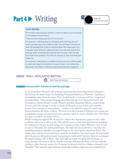 L'intégrale TOEFL IBT