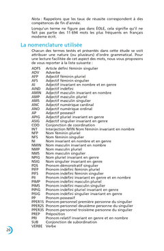 Echelle d'acquisition en orthograghe lexicale EOLE