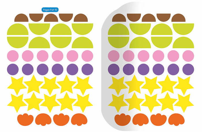 Gommettes formes - L'aventure de Petit Dinosaure