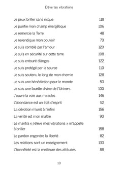 Elève tes vibrations - Cartes énergétiques