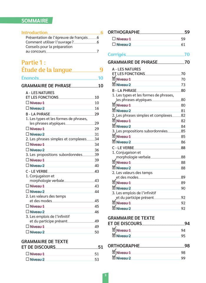 Réussir mon CRPE - Mon cahier d'entrainement Français