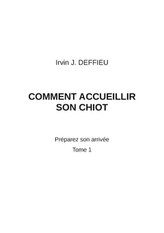 Comment accueillir son chiot étape par étape