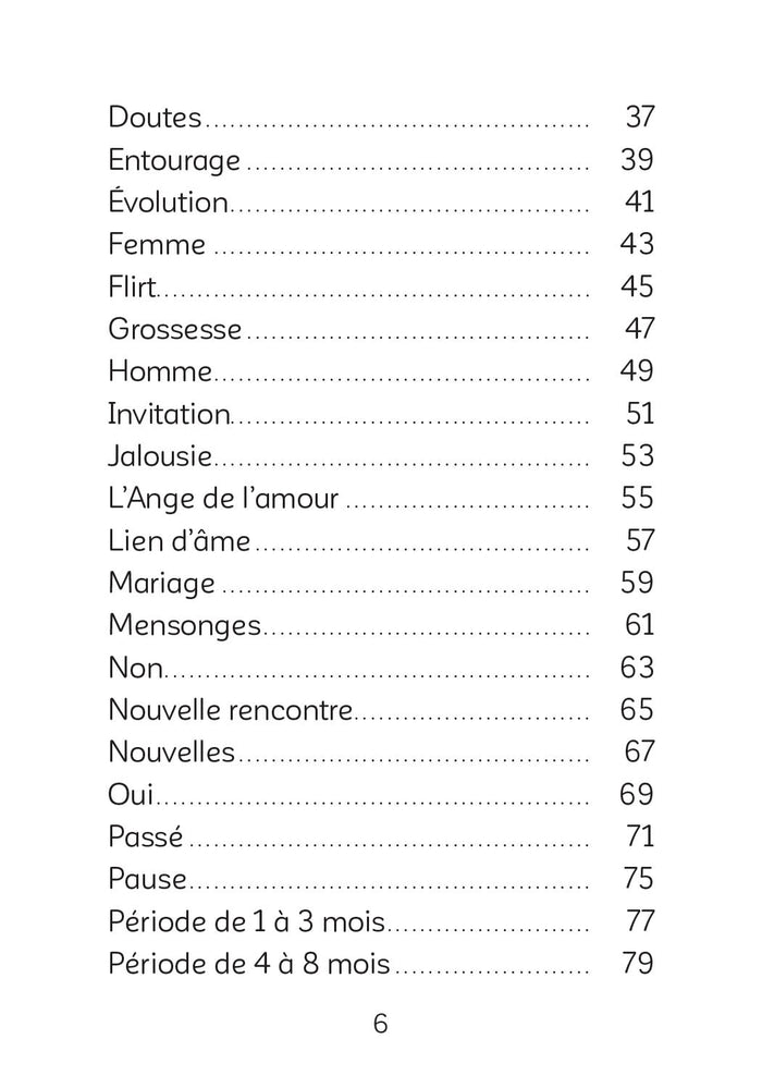 Power of Love - Cartes oracle
