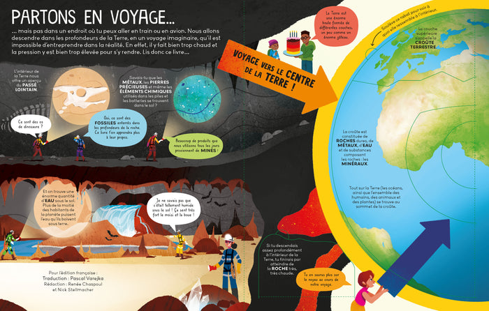 Découvrons ensemble - Le centre de la Terre