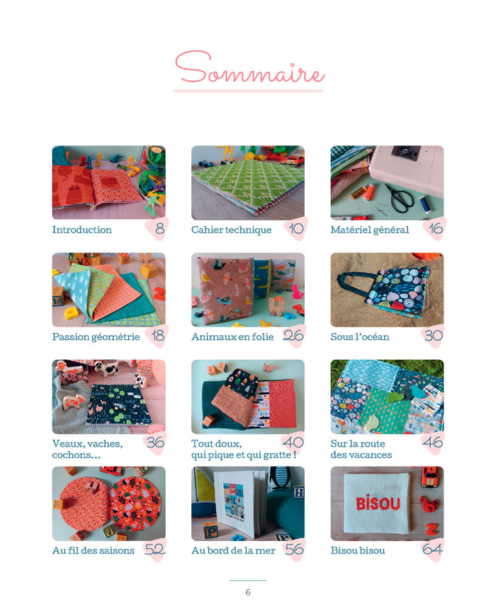 Livres d'éveil en tissu