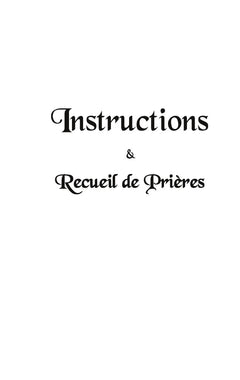 Instructions & Recueil de Prières
