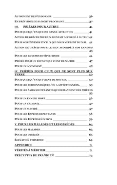 Instructions & Recueil de Prières