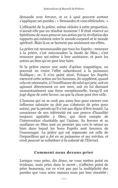 Instructions & Recueil de Prières