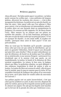 Instructions & Recueil de Prières