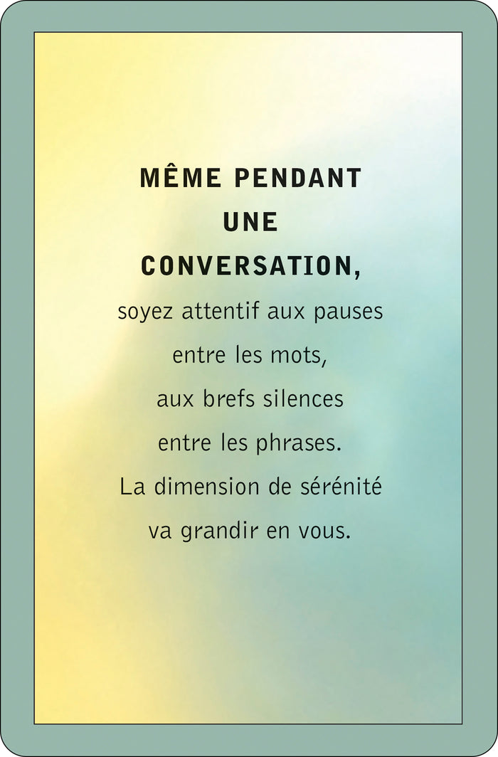 Le pouvoir du moment présent