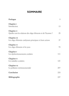 Les oligo-éléments pour vos yeux et votre santé