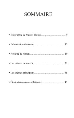 Fiche de lecture Du côté de chez Swann de Marcel Proust (analyse littéraire de référence et résumé complet)